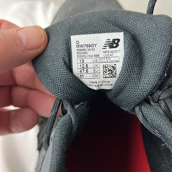 New Balance Gray Sneakers Excellent Condition Size 13 Men’s 769 MW769GY - Picture 7 of 9